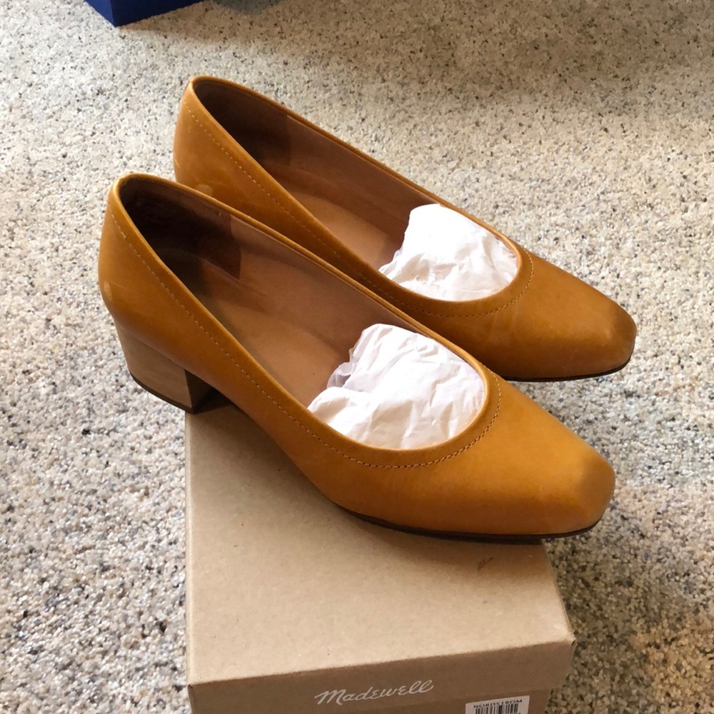 Madewell Wooden Block Heeled Shoes